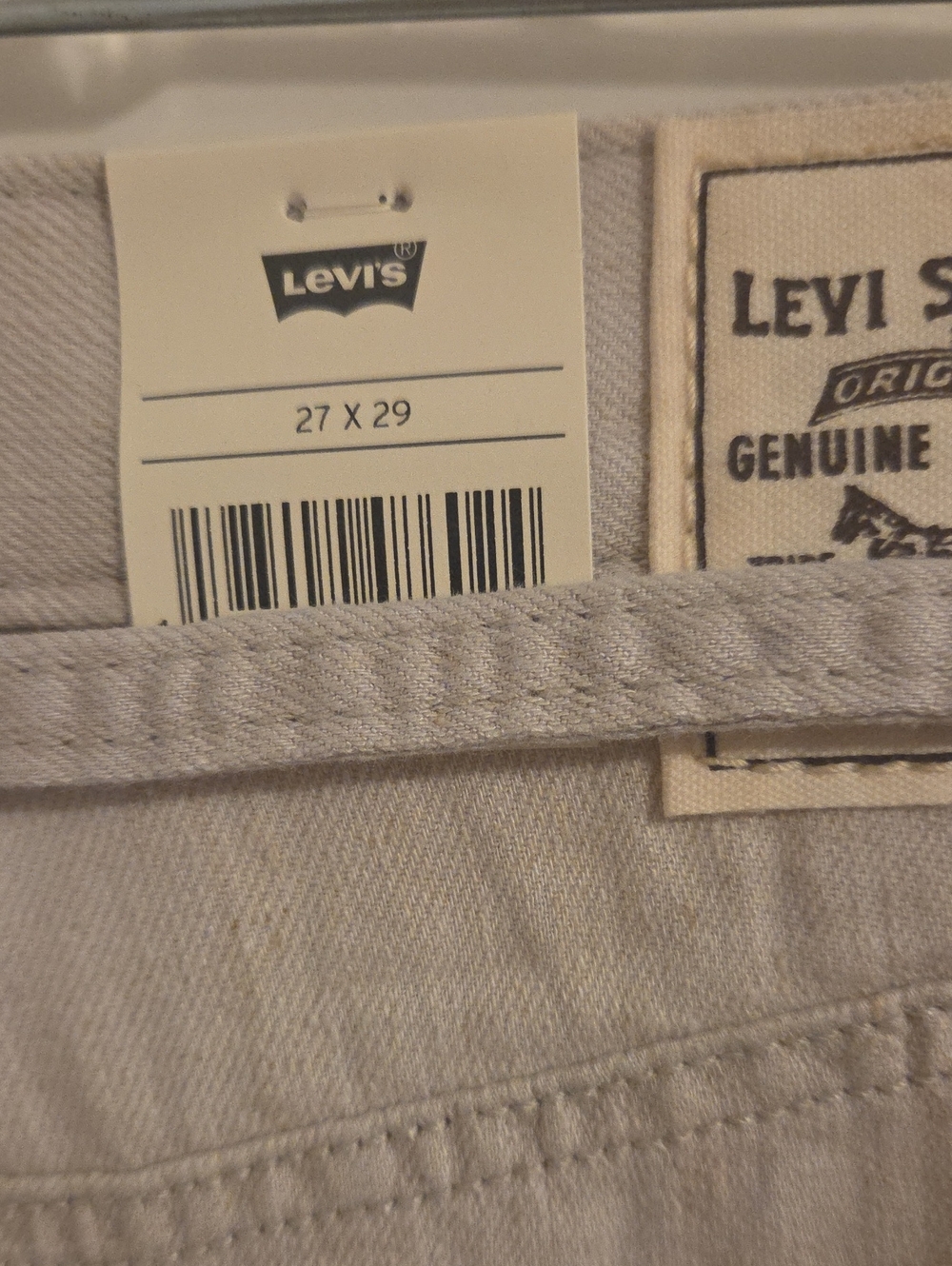 Levi's XL Baggy Straight Women's Jeans Straight Leg Jeans Size 27x29 NWT - Picture 7 of 7